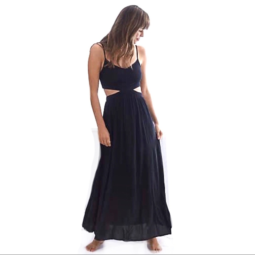 Aerie Side Cut Out Maxi Dress